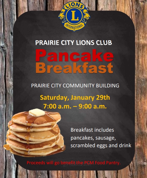 Lions Club Pancake Breakfast @ Community Building