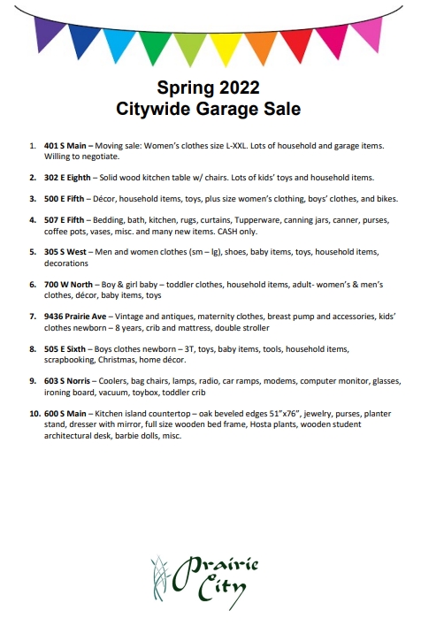 City Wide Garage Sale