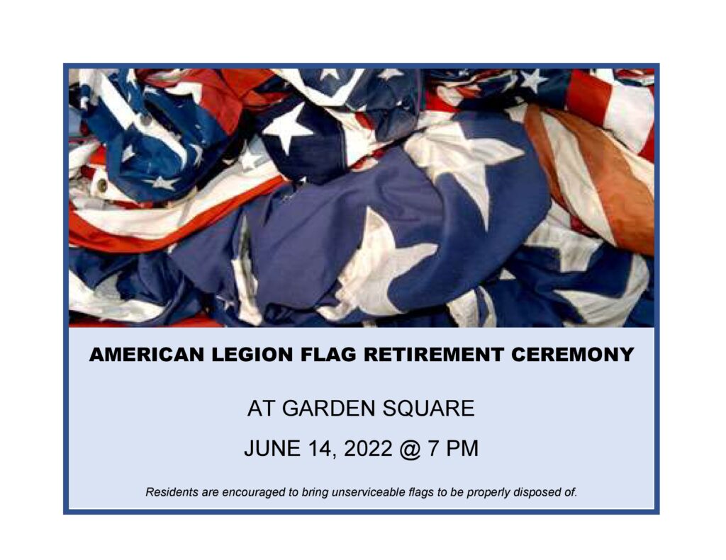 American Legion Flag Retirement Ceremony