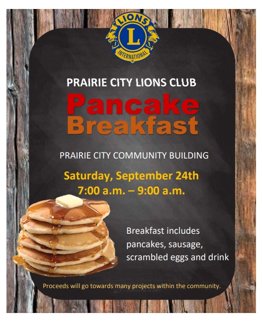 Lions Club Breakfast @ Community Building